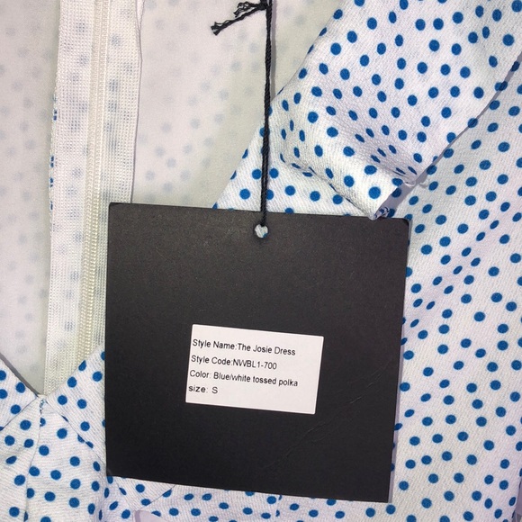 ❌$15 SALE❌ NIGHTWALKER Josie Cutout Maxi dress  polka dots - Picture 7 of 10